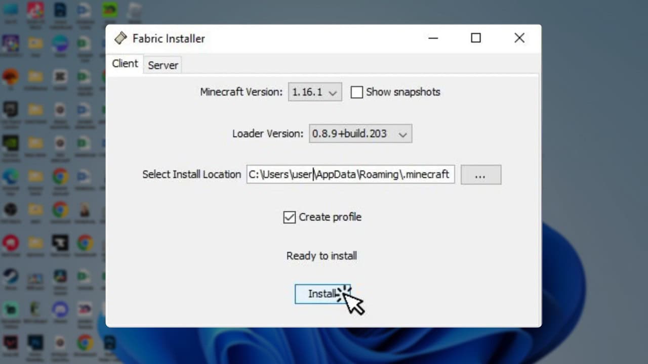 Install Fabric