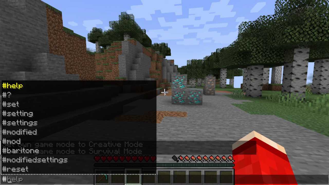 Playing Minecraft with Baritone